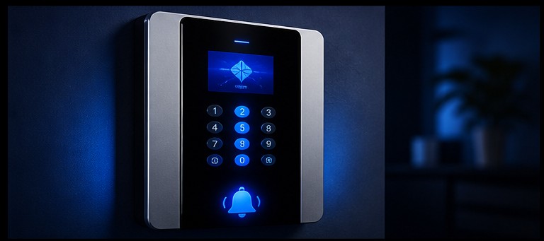 Alarm keypad installation